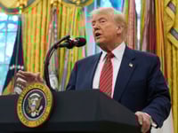 Trump says he’ll decide what the US will call the Persian Gulf while in the Middle East