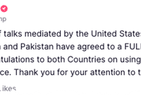 Trump Says India And Pakistan Agreed To 