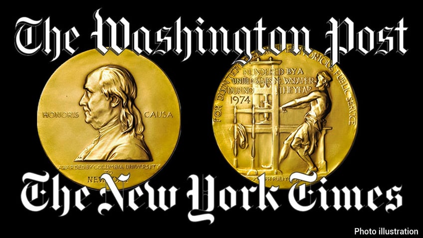 PULITZER PRIZE medal illustration