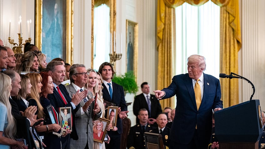 Trump speaks at bill signing ceremony