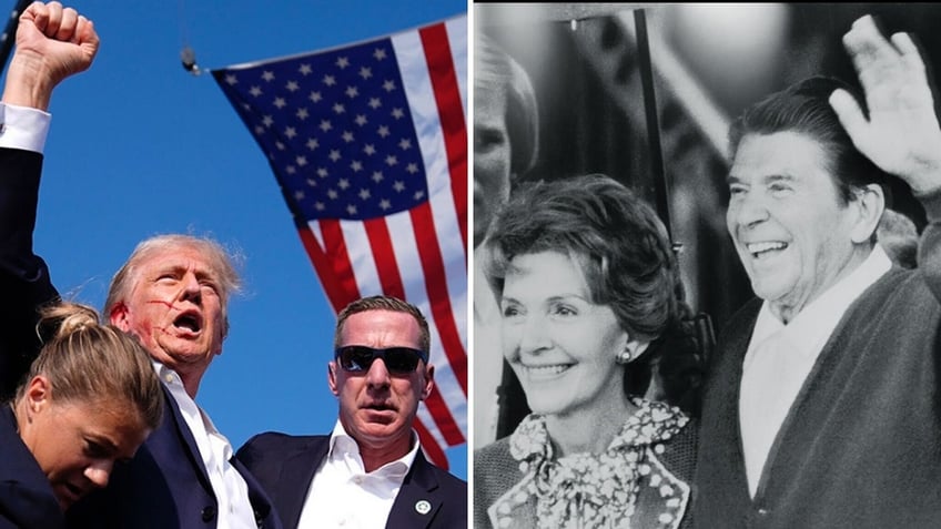 Trump Reagan assassination attempts split