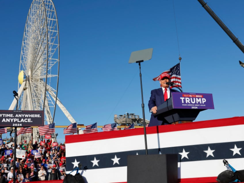 trump supporters unfurl mugshot banner at yankee stadium never surrender