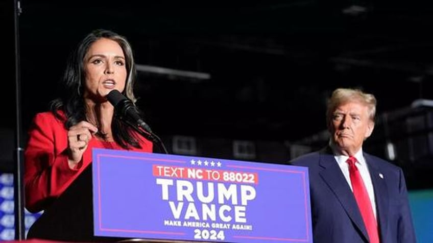 trump swipes at tulsi on iran nuke contradictory intel i dont care what she said
