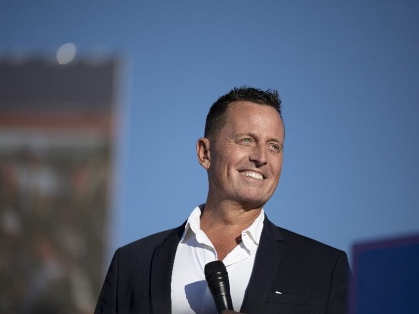 Rick Grenell, former US Ambassador to Germany at a rally in Minden, Nev., Friday, Oct. 8,