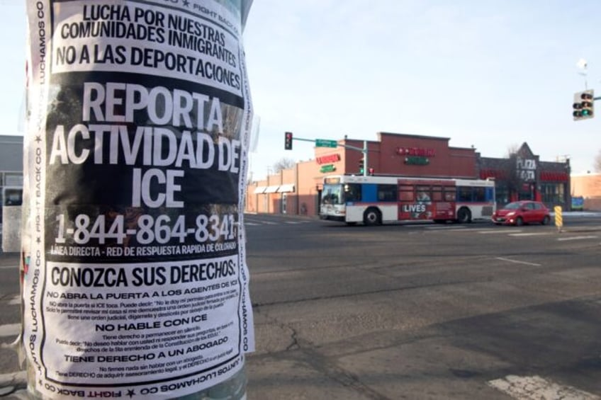 A flyer in support of immigrant rights in Aurora, Colorado. The city was thrust into the p