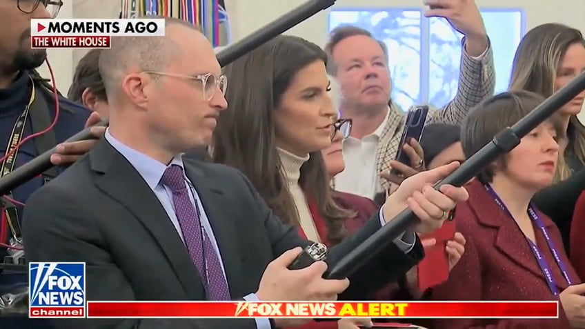 CNN's Kaitlan Collins speaks to President Trump