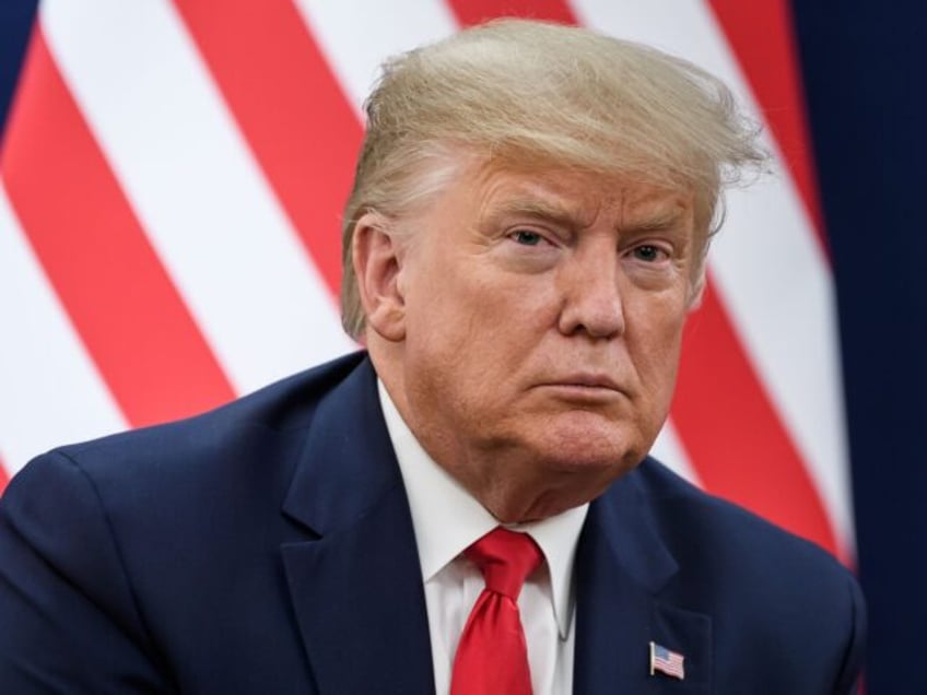 US president Donald Trump attend a bilateral meeting during the World Economic Forum (WEF)