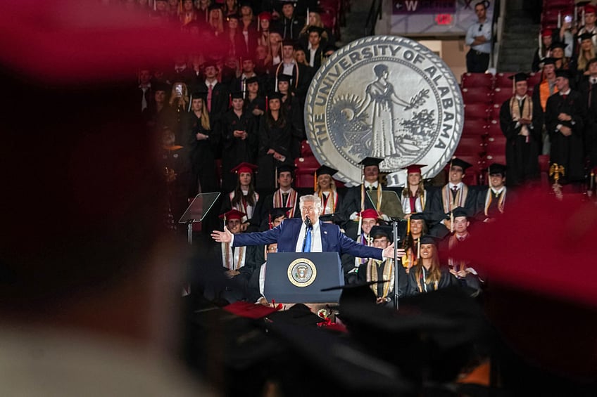 trump to alabama grads use business skills to build america not just portfolios
