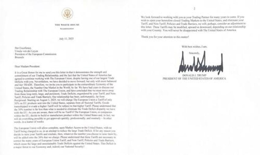 trump to impose 30 tariffs on mexico european union 