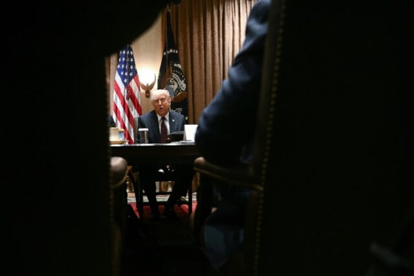 US President Donald Trump holds cabinet meeting