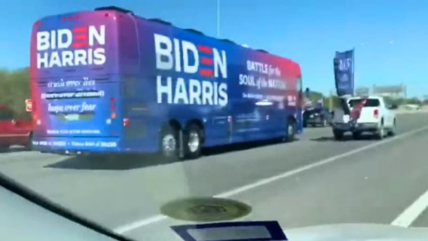 Biden-Harris bus