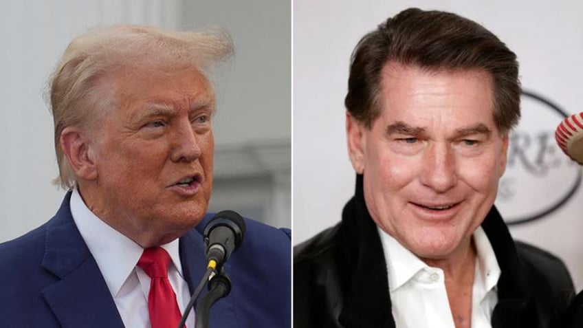 A split of Trump and Steve Garvey