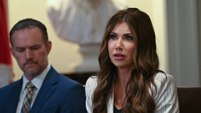 Noem during Cabinet meeting