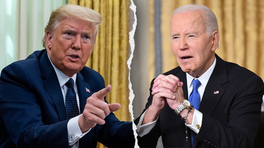 Donald Trump and Joe Biden