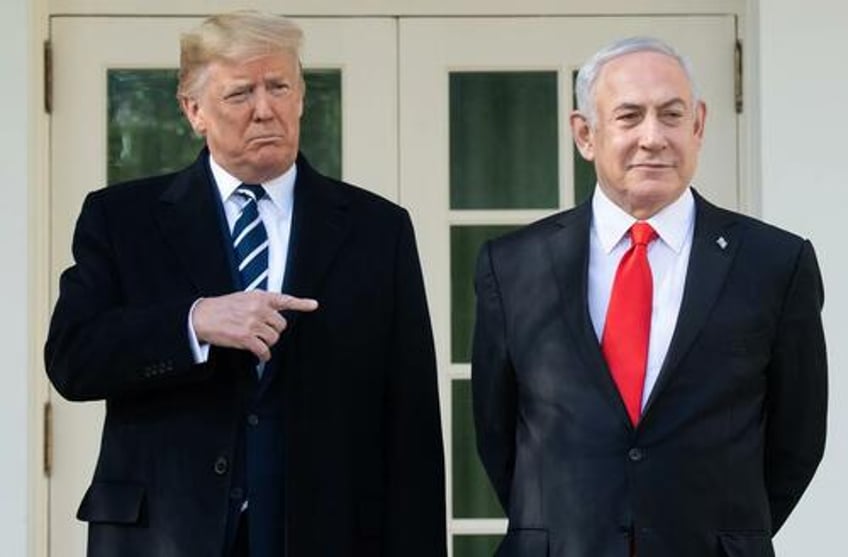 trump weighs in on gaza ahead of november firmly in israels camp