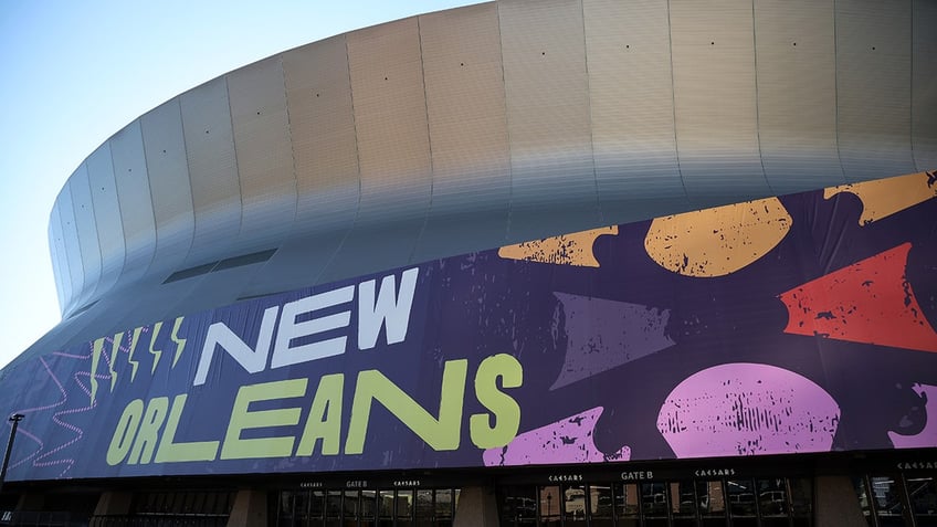 The Caesars Superdome from the outside