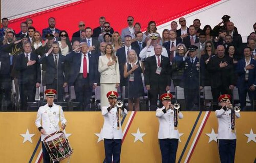 trumps 45 million parade takes america back to glory here are the highlights