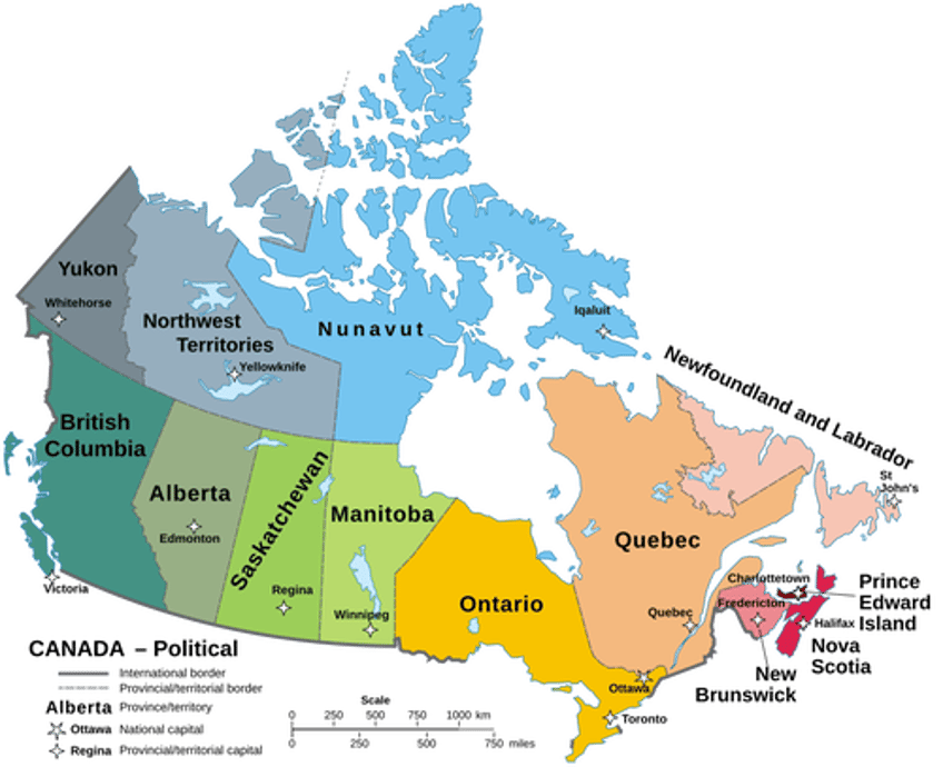 Canada provinces