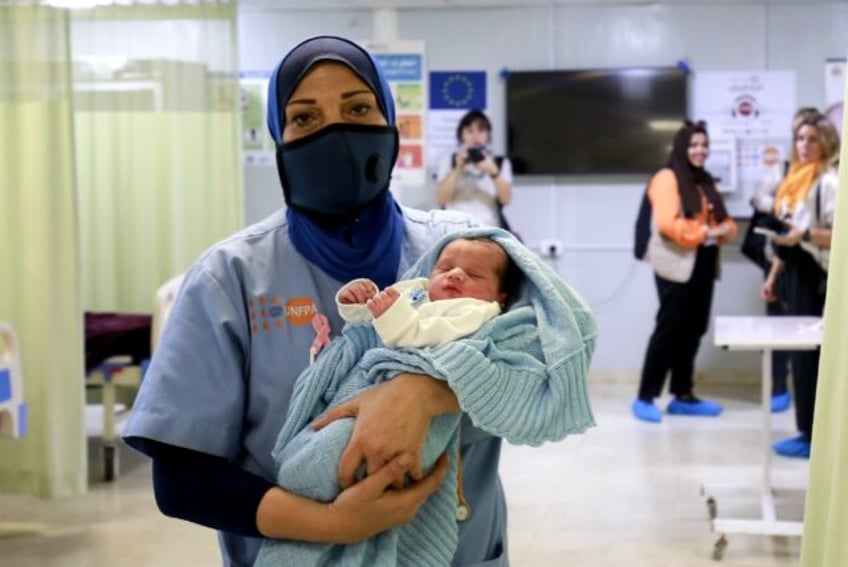 United Nations Population Fund clinics, like this one at Zaatari refugee camp in Jordan, w