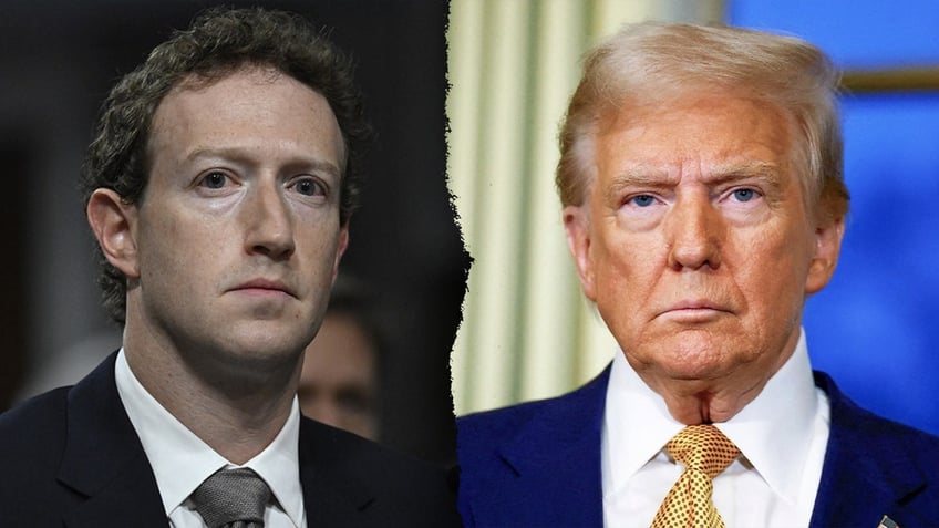 Mark Zuckerberg and Donald Trump