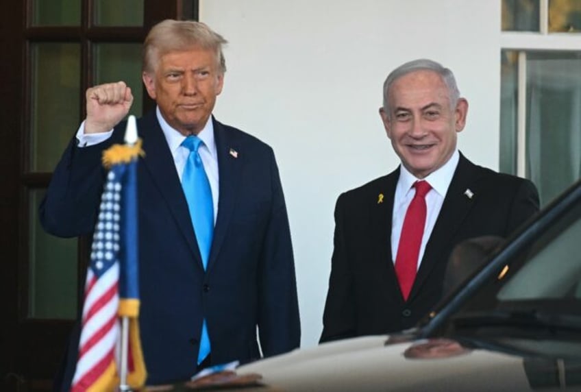 US President Donald Trump hosted Israel's Prime Minister Benjamin Netanyahu at the White H