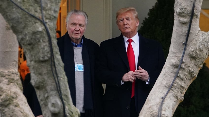 Jon Voight and President Donald Trump