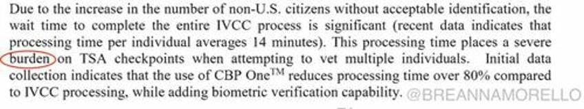 tsa under biden focused on speeding up checkpoints for illegal aliens without ids not national security