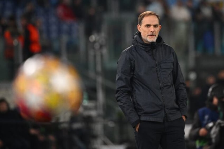 'Slapstick': Bayern Munich coach Thomas Tuchel looks on during his team's loss to Lazio