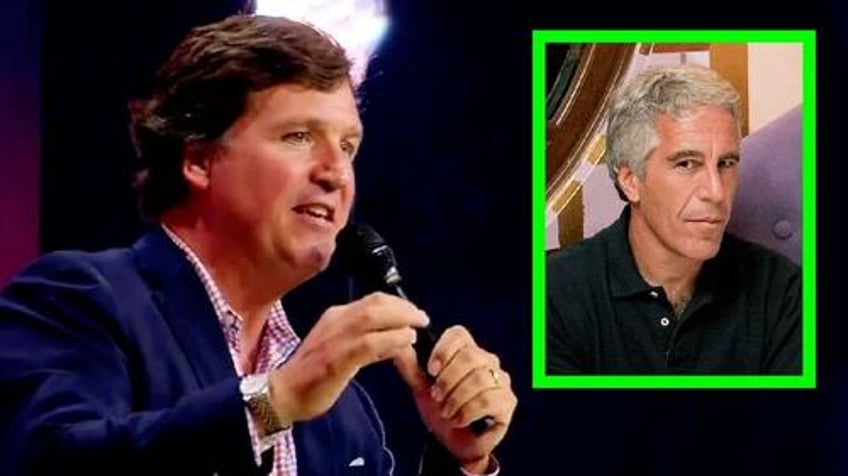 tucker carlson reveals who he thinks funded jeffrey epsteins crimes