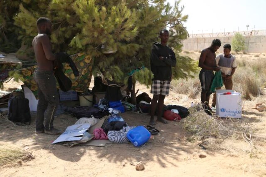 tunisian minister concedes small groups of migrants were pushed back into desert no mans land