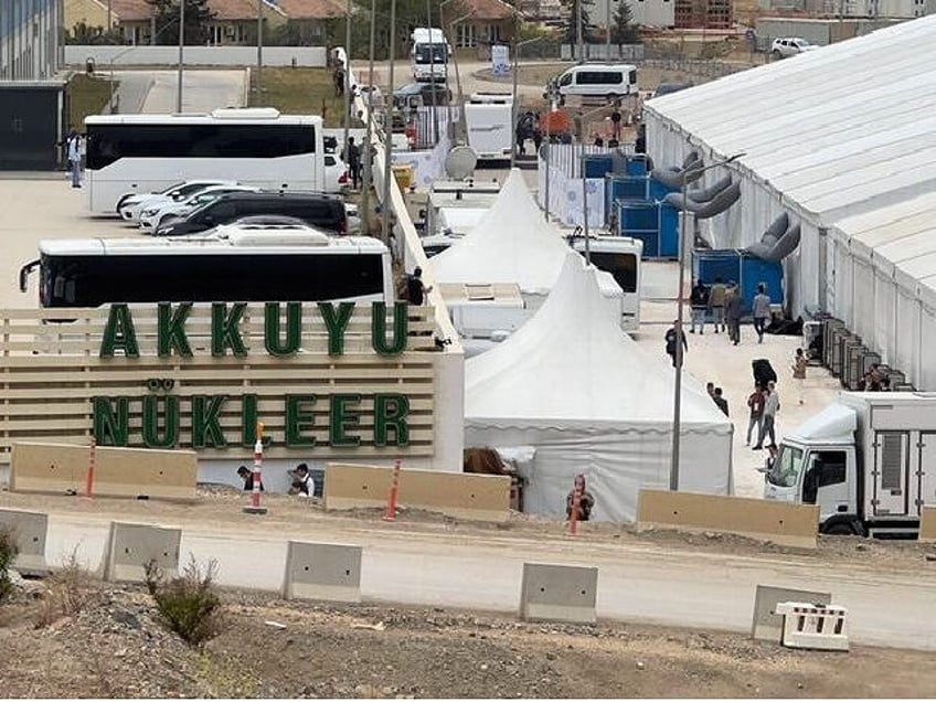 A view of Turkiye's first Nuclear Power Plant Akkuyu (NPP), built by a Russian contractor