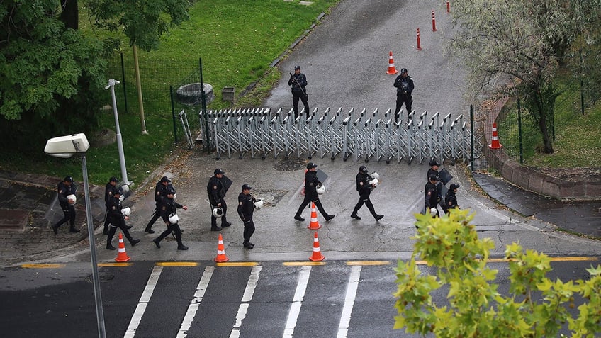 turkey stops terror attack after suicide bomber detonates at ankara police headquarters 2nd assailant shot