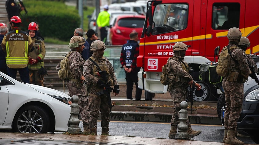 turkey stops terror attack after suicide bomber detonates at ankara police headquarters 2nd assailant shot