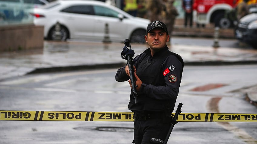 turkey stops terror attack after suicide bomber detonates at ankara police headquarters 2nd assailant shot