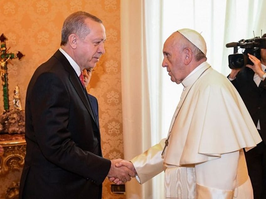 turkish president erdogan decries israeli massacre of palestinians in phone call with pope francis