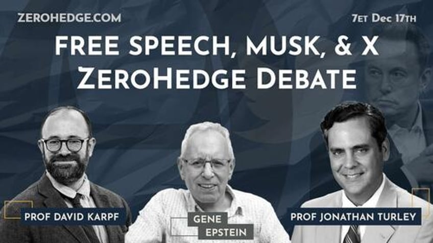 turley to debate liberal professor on zerohedge free speech musk and x