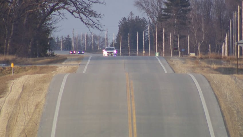 Scene of Sept. 25, 2023 fatal Amish buggy crash