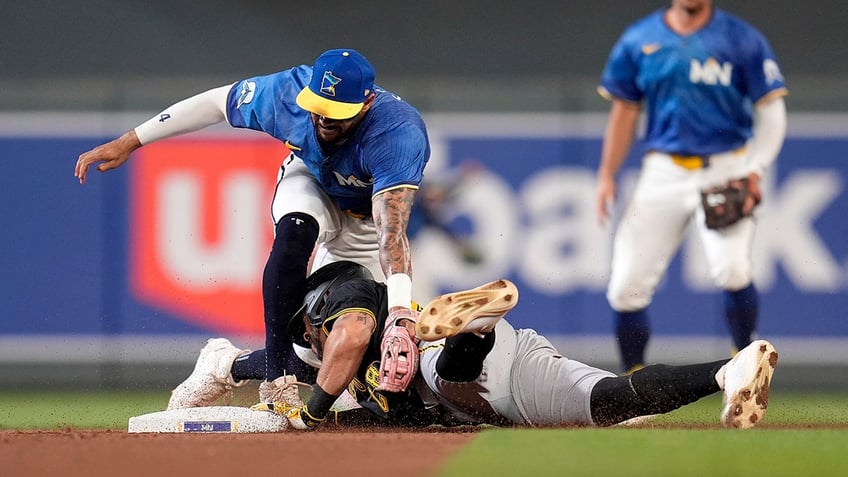 Carlos Correa in action