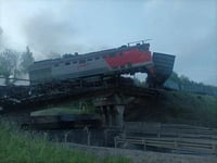 Two Bridges 'Blown Up', Trains Derailed, In Russian Regions Bordering Ukraine, Killing At Least 7