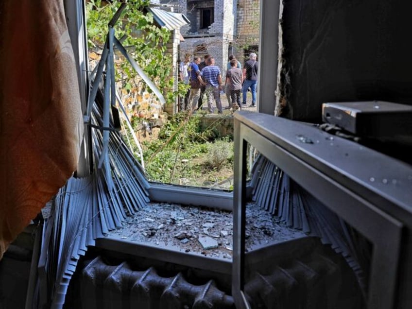 ODESA, UKRAINE - SEPTEMBER 13, 2024 - The consequences of a Russian drone attack in Odesa,