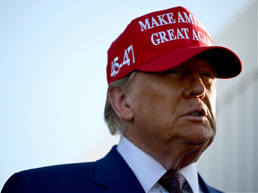 President-elect Donald Trump arrives before the launch of the sixth test flight of the Spa