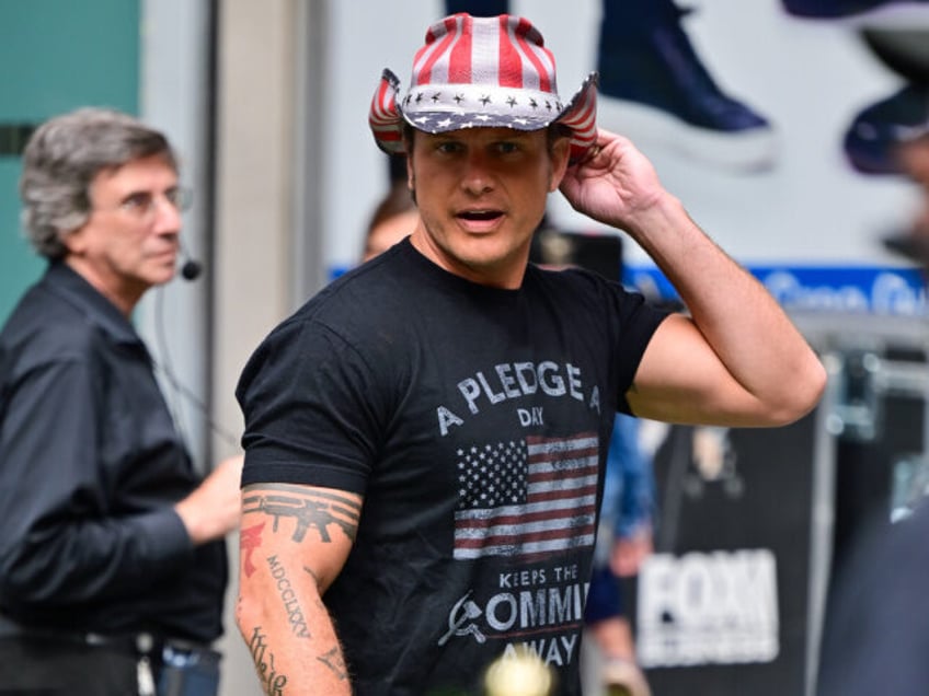 NEW YORK, NEW YORK - JULY 04: Pete Hegseth celebrates Independence Day on 'Fox & Friends W