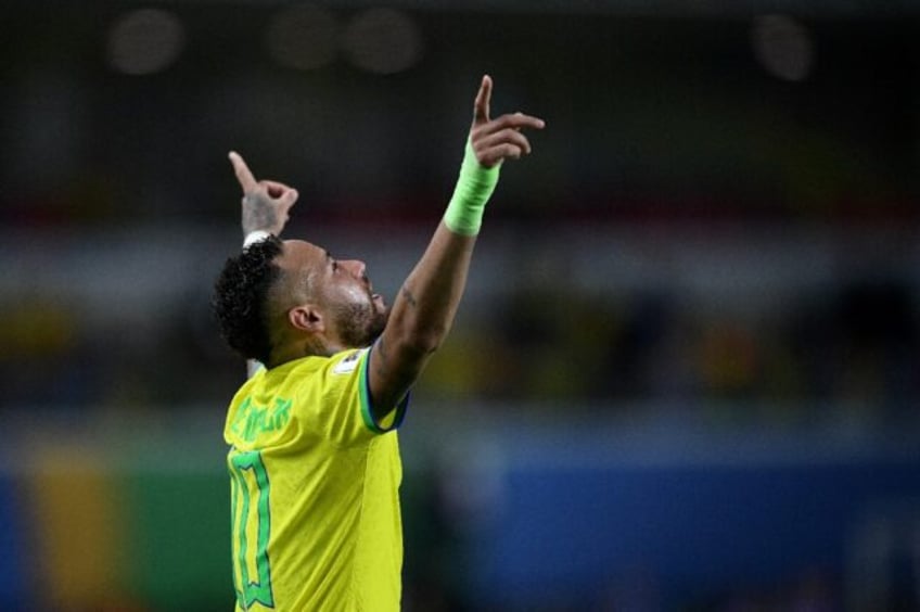 two goal neymar breaks peles record as brazil crush bolivia 5 1