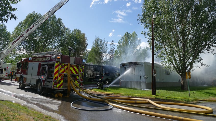 trailer park plane crash fire