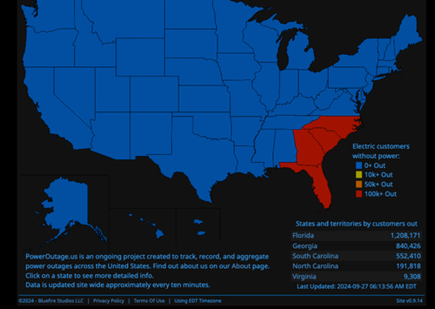 two million without power after helene pounds florida now moving towards atlanta