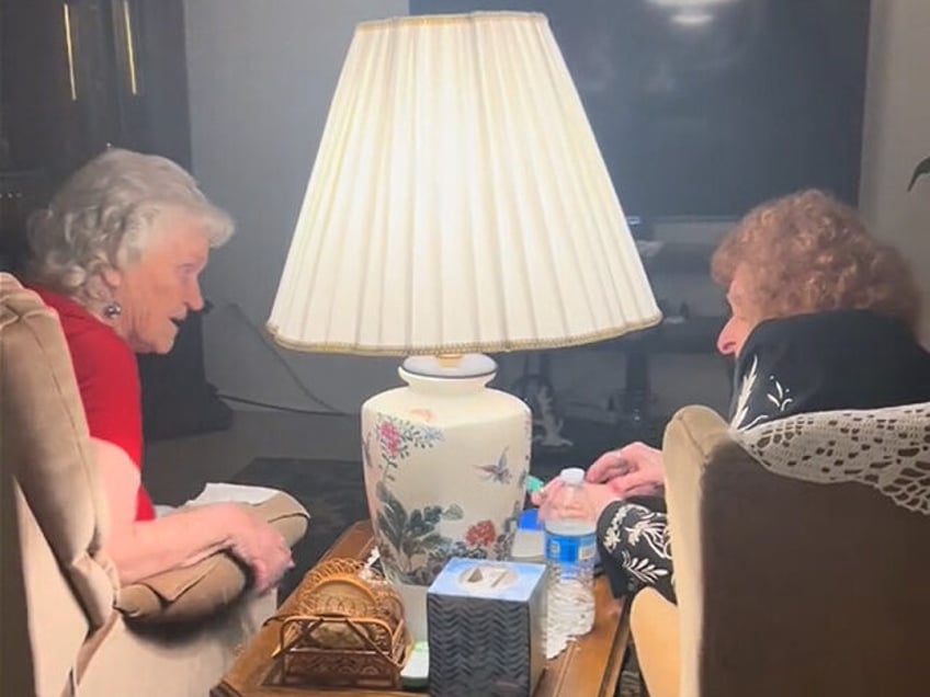 two sisters in their 90s reunite possibly for the last time