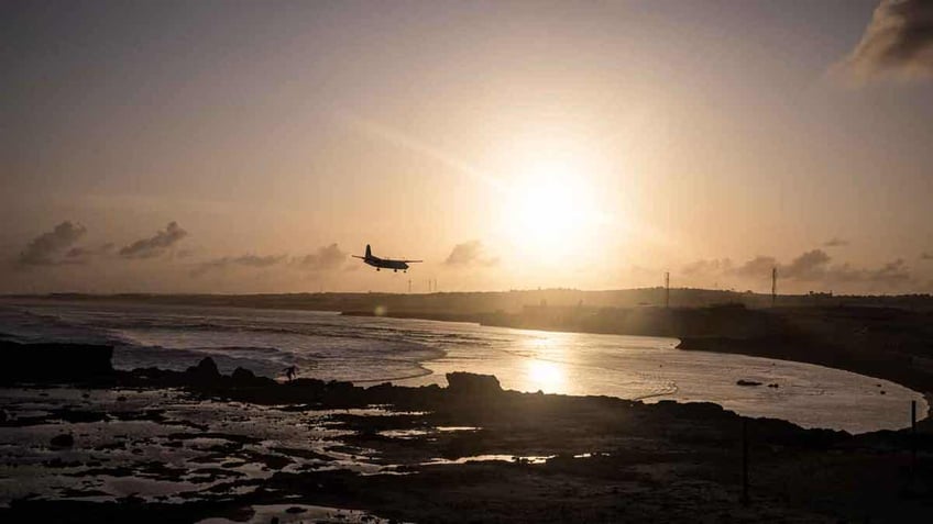 Somalia airport skyline