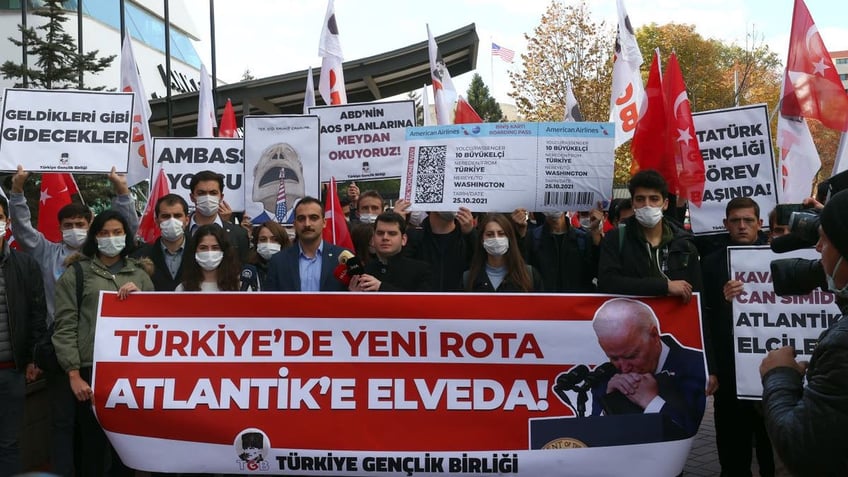 Turkish protesters