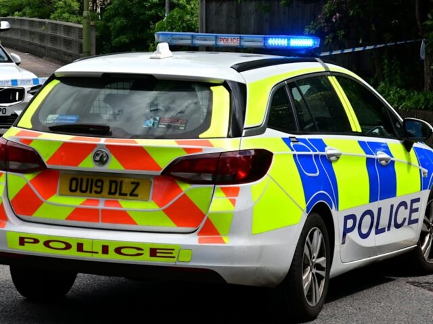 Police Car on a Street in England