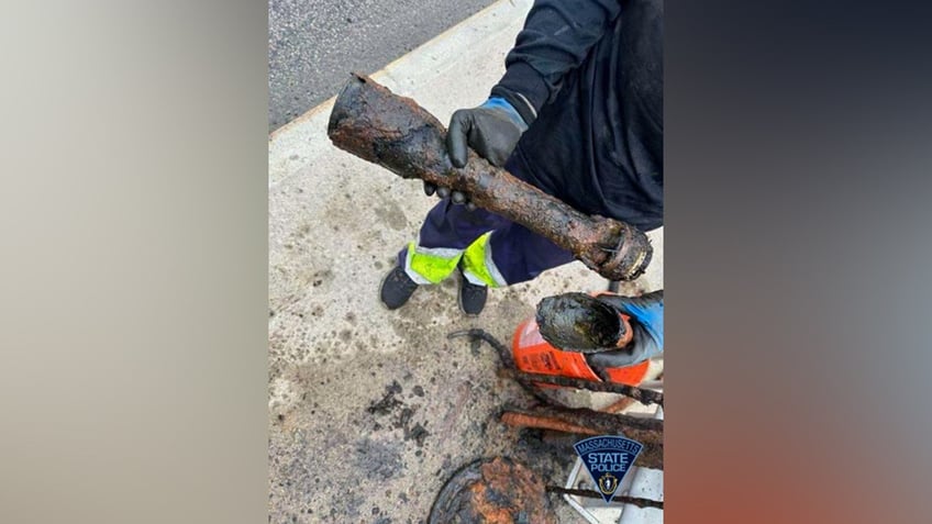 WWII Bazooka found in Charles River